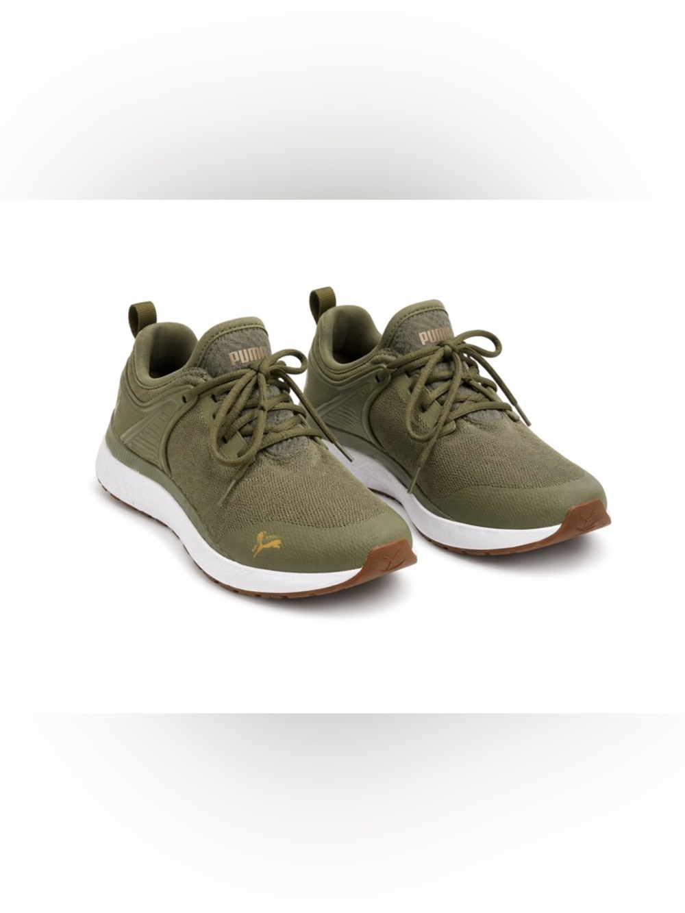 Womens Puma Green Athletic Shoes